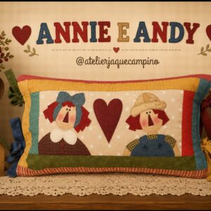 Almofada Annie e Andy