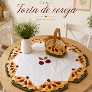 Centro de Mesa e Cesta de Cereja